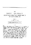 De motu quodam maxime memorabili, satis quidem simplici, at solutu difficillimo : Convent. exibit. die 8 Auril. 1779