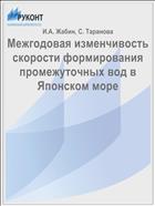 Межгодовая изменчивость скорости формирования промежуточных вод в Японском море