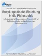 Encyklopadische Einleitung in die Philosophie