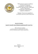 Подготовка выпускной квалификационной работы : методические указания 