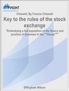 Key to the rules of the stock exchange