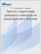 Прогноз гидрографа дождевых паводков на реках Дальнего Востока