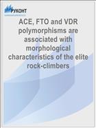 ACE, FTO and VDR polymorphisms are associated with morphological characteristics of the elite rock-climbers