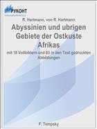 Abyssinien und ubrigen Gebiete der Ostkuste Afrikas