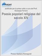 Poesie popolari religiose del secolo XIV
