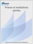 Prieres et meditations spirites