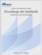 Grundzuge der Aesthetik