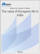 The value of European life in India
