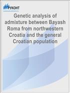 Genetic analysis of admixture between Bayash Roma from northwestern Croatia and the general Croatian population