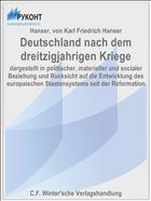 Deutschland nach dem dreitzigjahrigen Kriege
