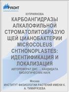 КАРБОАНГИДРАЗЫ АЛКАЛОФИЛЬНОЙ СТРОМАТОЛИТОБРАЗУЮЩЕЙ ЦИАНОБАКТЕРИИ MICROCOLEUS CHTHONOPLASTES: ИДЕНТИФИКАЦИЯ И ЛОКАЛИЗАЦИЯ