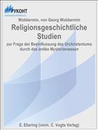 Religionsgeschichtliche Studien