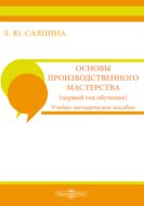 Основы производственного мастерства (первый год обучения)