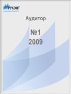 Аудитор №1 2009