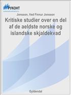 Kritiske studier over en del af de aeldste norske og islandske skjaldekvad