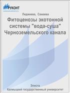 Фитоценозы экотонной системы 