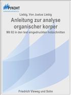 Anleitung zur analyse organischer korper