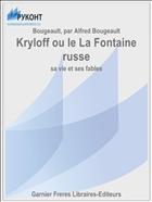 Kryloff ou le La Fontaine russe
