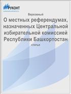 О местных референдумах, назначенных Центральной избирательной комиссией Республики Башкортостан