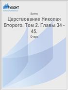 Царствование Николая Второго. Том 2. Главы 34 - 45.