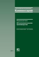 Федеральный закон «Об исполнительном производстве» : комментарий с постатейными материалами