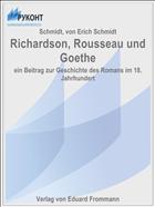 Richardson, Rousseau und Goethe