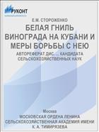 БЕЛАЯ ГНИЛЬ ВИНОГРАДА НА КУБАНИ И МЕРЫ БОРЬБЫ С НЕЮ