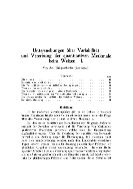 Untersuchungen ?ber Variabilit?t und Vererbung der quantitativen Merkmale beim Weizen. I