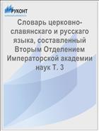 Словарь церковно-славянскаго и русскаго языка, составленный Вторым Отделением Императорской академии наук Т. 3