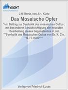 Das Mosaische Opfer