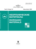 Неорганические материалы №7 2025