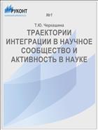 ТРАЕКТОРИИ ИНТЕГРАЦИИ В НАУЧНОЕ СООБЩЕСТВО И АКТИВНОСТЬ В НАУКЕ