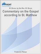 Commentary on the Gospel according to St. Matthew