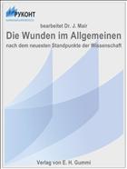 Die Wunden im Allgemeinen
