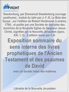 Exposition sommaire du sens interne des livres prophetiques de l'Ancien Testament et des psaumes de David