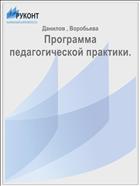 Программа педагогической практики.