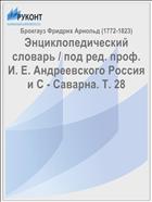 Энциклопедический словарь / под ред. проф. И. Е. Андреевского Россия и С - Саварна. Т. 28