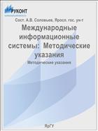 Международные информационные системы:  Методические указания